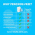 WhiteU 14 7 Teeth Whitening Strips for Sensitive Teeth - Peroxide Free No Sensitivity - Strips with Pap+ & Nano