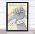 The Card Zoo Rainbow Baby Fist Name Tag Yellow Grey New Baby Birth Details Gift