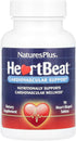 Natures Plus Heartbeat - 90 Vegan Tablets, Vegetarian, Gluten-Free - 30 Servings
