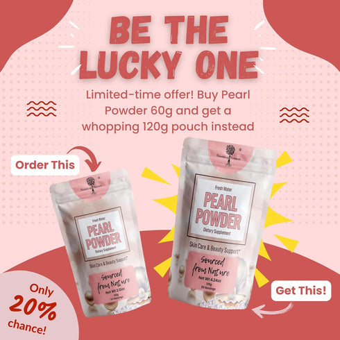 Pearl Powder Supplement for Skin Health - Anti-Aging, Antioxidant & Collagen Production, 60g