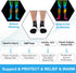 NEENCA Medical Compression Socks - 2 Pairs for Women & Men, Ankle Compression Stockings for Pain Relief, 20-30 mmHg