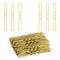 U Shaped Hair Pins IKOCO 2.4inch Bun Hair Pins for Women with Storage Box, Gold