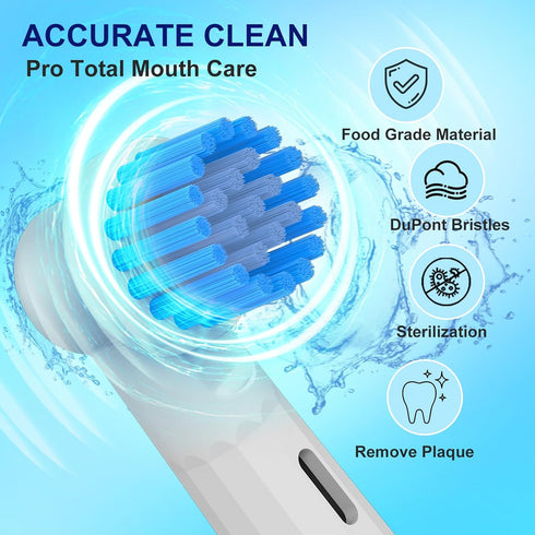 Replacement Heads for Oral B Braun Electric Toothbrush, 10 Pcs Professional Brush Heads for Oral B Pro Series