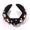 Space Astronaut Headbands for Women - Saturn Planet Rocket Spaceman Jeweled Rhinestone Star Knotted Hair Accessories
