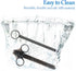 Lube Applicator Syringe with 10ml Precise Scales - 6.5” Reusable Long Lube Injector for Men, Women & Couples