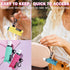 WKieason Lip Balm Sleeves Holder Keychain, Bulk 10pcs Clip on Chapstick Keychain Holder, Tight-Knit Elastic Lipstick