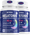 Melatonin 40 mg for Adults - Fast Dissolve & Chewable Sublingual Sleep Supplement with Vitamin D3 & MSM, 180 Servings