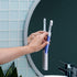 Quip Sonic Toothbrush for Adults with Timer, Extra Brush Head, Travel Cover, Electric, Indigo
