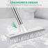 SetSail 51-Inch 2 1 Floor Scrub Brush with Long Adjustable Handle in Scrape Brush Stiff Bristle Floor Scrubber