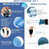 REVIX Calf and Shin Ice Packs for Injuries - Reusable Cold Compression Sleeve for Swelling, Bruises, Sprains (2 Packs)