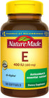 Nature's Way Vitamin E 180 mg (400 IU) - 180 Softgels for Antioxidant Support, 180 Day Supply