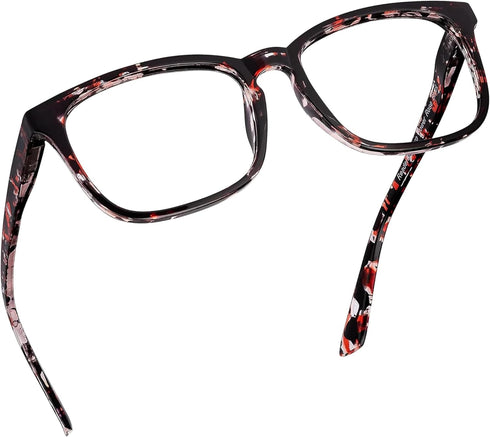 Readerest Blue Light Reading Glasses, Lightweight Computer Glasses with Spring Hinges, UV Protection, Anti Glare
