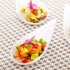 Restaurantware 20 Disposable Teardrop Appetizer Spoons, 4 x 2 Inch Indented Basin White Plastic