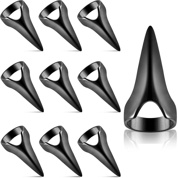 Hicarer 10 Pieces Stitch Tool for Braids, Retro Metal Claws Rings for Hair Braiding