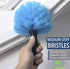 EVERSPROUT Cobweb Duster and Extension-Pole Combo, 1.5-to-3 Foot (8-10 Ft Standing Reach, Medium-Stiff Bristles)