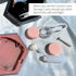 Contact Lens Case with Mirror - Hexagon Sparkles Portable Storage Container for Women (Pink)