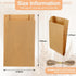 Fulmoon Soap Paper Bags, 5'' x 8'' Kraft Paper Bags for Packaging Soap Wrappers with 394 Inch Jute Ropes for Soap Making Candy Lipstick Gift Crafts Merchandise Wedding Gift Bags (100 Pieces)