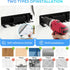 Hair Dryer Holder Wall Mounted, Blow Dryer Holder, Metal Hair Tool Organizer, Curling Iron, Straightener Holder, Hair