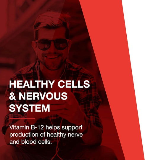 Protocol Liquid B-12 5,000mcg - Nervous System Support, Dairy Free & Vegan Vitamin B Liquid, 4 fl oz