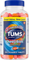 TUMS Chewy Bites Chewable Antacid Tablets for Ultra Strength Heartburn Relief, Great