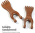 KINTEGOOD Natural Sandalwood Scalp Massage Comb, Wooden Nose Gua Sha Tool for Face and Body, Traditional Meridian