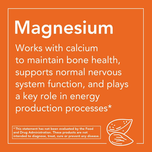 NOW Supplements, Magnesium Malate 1000 mg, Energy Production & Nervous System Support, 180 Tablets