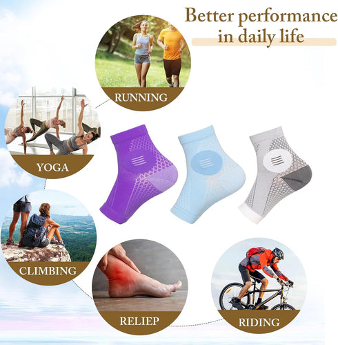 Neuropathy Socks for Men and Women, Plantar Fasciitis Socks, Soothe Pain Relief Socks for Neuropathy Pain, Soothe