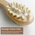 Dry Body Brush for Lymphatic Support + Cellulite Massage - Natural Bristle Exfoliator for Skin