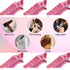 Pink Fairy Hair Tinsel Kit, 48 Inches 1200 Strands with Tools and Instruction, Glitter Tinsel Hair Extensions for Women