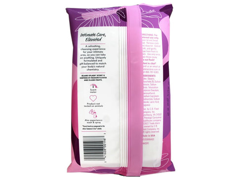 Summer's 32 Count 2 Pack Eve Island Splash Refreshing Daily Feminine Wipes, Removes Odor, pH Balanced