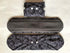 MUMBABY 5 (14 inch)) Pieces Charcoal Bamboo Mama Cloth/ Menstrual Pads/ Reusable Sanitary Pads (Black lace, Overnight
