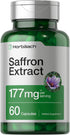 Horbaach Saffron Extract Capsules | 177 mg | 60 Count - Non-GMO, Gluten Free Supplement