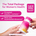 Pink Stork Total Women's Multivitamin - Supports Hair, Skin, Nails, Bone Health & Immune System - 30 Capsules