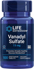 Life Extension Vanadyl Sulfate | 100 Tablets | Gluten-Free, Non-GMO, Vegetarian | Healthy Glycemic Balance, Metabolism,