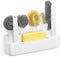 LivyChouance Dish Brush Set of 7 with Holder for Scrubing Dishes Pots Pans