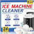 STREALE Ice Machine Cleaner Maker and Descaler - 24 Ice Maker Cleaner Tablets