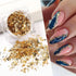 Holographic Nail Foil Glitter Flakes, 3D Sparkly Aluminum Foil Flake for Acrylic Nails Design (4 Boxes)
