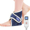 AOBOCO Ankle Heating Pad for Pain Relief - Adjustable Heated Ankle Brace for Plantar Fasciitis/Achilles Tendinitis with