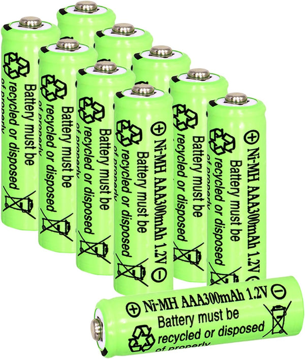 Lombaour 1.2v NIMH AAA 300mAh Long Life Low Self Discharge Batteries,Triple A Rechargeable