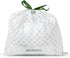 R/9.5 (40 Brabantia PerfectFit Trash Bags (Size Gal) Thick Plastic Trash Can Liners with Drawstring Handles Bags)