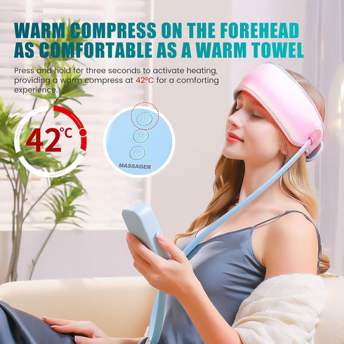 Head Massager Scalp,Rechargeable Massager for Head,Portable Electric Percussion for Deep Relaxation & Stress