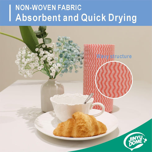 Handi Wipes Reusable Cloth, 200 Pack Disposable Cleaning Cloths for Kitchen Dish Towels, Washable Wipes