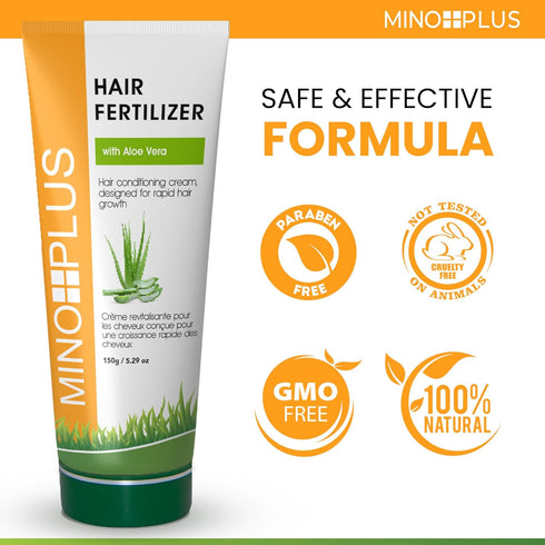 Organic Hair Fertilizer, 150g - Formulated to Prevent Hair Loss with Carrot Oil