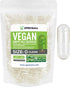 XPRS Nutra Size 0 Empty Capsules - 100 Clear Vegan Capsules for DIY Vegetable Capsule Filling