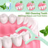2000 Count Natural Dental Floss Picks - Sustainable High Pull Tooth Flosser Picks for Teeth (Green)