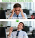 VITABONA Flavored Air Anxiety Breathing Necklace, Calm Down Stress Relief Breathing Device for Meditation, Flat-mouthed