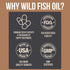 Wild Foods Omega 3 Fish Oil Supplement, 120 Capsules (1 pk), Wild Caught, Burpless, Odorless, Non-GMO, Triple Strength