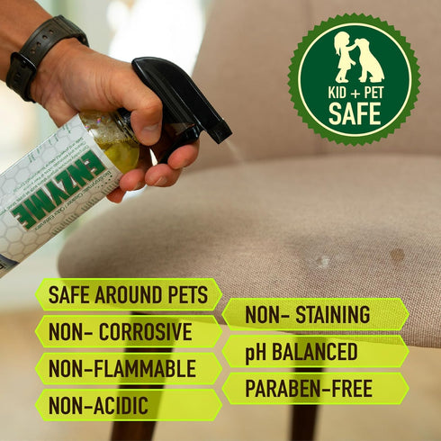 Nanoskin ENZYME Multi-Purpose Cleaner & Odor Eliminator 1 Gallon - Removes Organic Stains, Dirt, Grease from Multi