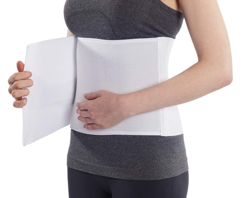 NYOrtho Abdominal Binder for Women, Soft Belly Wrap for Post-Surgery Recovery, Small 30"-45"