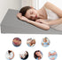 XINSURUJIAN Bed Wedge Pillow Triangle Belt Foam for, Knee, Small Leg, Reading, Maternity (Grey)